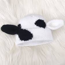 We offer fashion and quality at the best price in a more sustainable way. Knit Cow Hat Farm Animal Beanie Cow Themed Baby Shower Baby Etsy