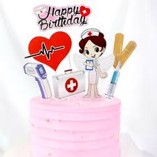 Nursing theme cake for graduation party. Nurse Set Cake Decoration Cake Topper æŠ¤å£«è›‹ç³•è£…é¥°æ'ä»¶å¥—è£… Shopee Malaysia