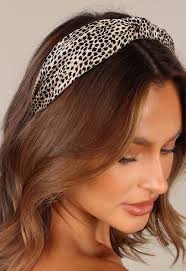 Amazon.com : Knotted Fashion Hairbands and Hair Hoops: Non-Slip Top Knot  Headbands with Leopard Print for Women and Girls