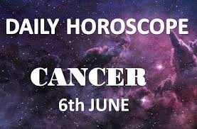 Cancer Daily Horoscope Today Thursday 6th June 2019 (click on any sign above to navigate to that sign's preview horoscope).