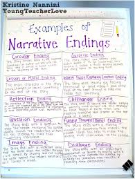 Writing Narrative Endings Young Teacher Love Writing Lessons Narrative Writing Elementary Writing