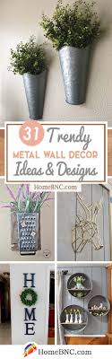 Choose the one that is unlikely to disrupt your room's cohesive look. 31 Best Metal Wall Decor Ideas And Designs For 2020