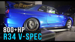 Specs list on this bayide blue r34 gtr is too long to list. Nissan R34 Gt R V Spec 800 Hp Skyline Youtube