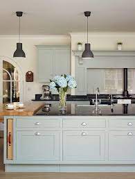 Design ideas for a contemporary galley kitchen. Light Blue And Airy By Smallbone Of Devizes The Kitchen Think Bluegreykitchens 02 Light Blue And In 2020 Kitchen Remodel Kitchen Renovation Light Blue Kitchens