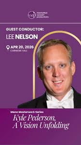 Step onto the legendary stage of Carnegie Hall for a once-in-a-lifetime  choral experience. Under the direction of Dr. Lee Nelson, singers from  across the country will unite to perform a major work ...