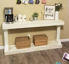 Diy Coffee Station Narrow Console Table Ana White Diy Coffee Bar Table Narrow Console Table Console Table Decorating