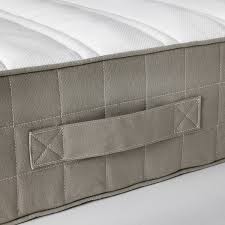hamarvik sprung mattress firm dark beige standard double ikea ireland
