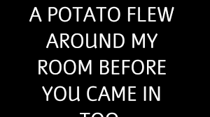 Excuse the mess it made! Potato Song Lyrics Youtube