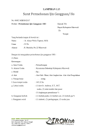 Diposting oleh unknown di 09.01. Lampiran 1 13 Permohonan Izin Ho