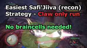 And by that, i'm talking about switching the weapon rewards . Mhw Unlocking The Safi Jiiva Siege Tutorial And Tips For Recon Quest Youtube