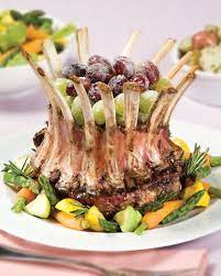 Emeril S Crown Roast Of Lamb Recipe Lamb Recipes Lamb Dishes Crown Roast