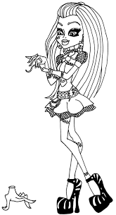 Check spelling or type a new query. Frankie Monster High Coloring Pages
