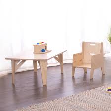 Adjustable Montessori Weaning Chair Table Set In 2020 Toddler Table Toddler Furniture Toddler Table And Chairs
