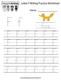 Letter F Writing Practice Worksheet Free Kindergarten English Worksheet For Kids Writing Practice Worksheets Writing Worksheets Letter Writing Practice