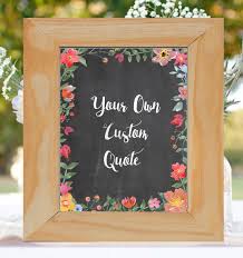 Custom Quote Sign For Wedding Customizable Digital File Etsy Custom Quote Sign Diy Wedding Wedding Signs
