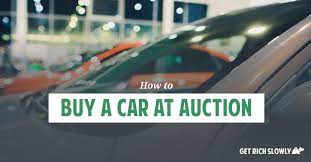 How To Buy A Car At Auction