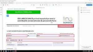 Am depus declaratia unica pe 2019 si am primit recipisa. Completarea Declaratiei Unice Si Trimiterea Prin Spatiul Virtual Anaf Youtube