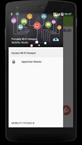 You can enable the portable wifi hotspot or wifi tethering. Portable Wi Fi Hotspot For Android Apk Download