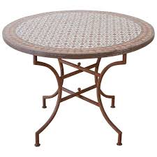 Spanish Dining Table With Moroccan Mosaic Tile Inlay Dining Table Italian Dining Room Table Country Dining Tables