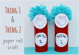 Crafting With Kids Thing 1 And Thing 2 Seuss Crafts Dr Seuss Crafts Dr Seuss Crafts