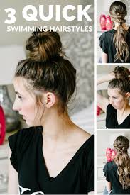 3 Summer Pool Hairstyles Beauty Dani Marie Blog Swimming Hairstyles Easy Hairstyles Hair Styles