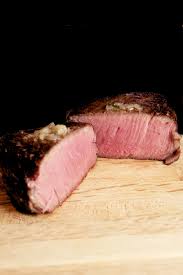 Preheat a frying pan on high heat. Reverse Seared Filet Mignon Steak With Compound Herb Butter