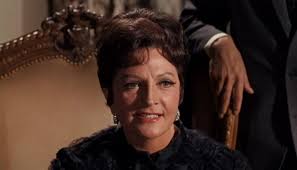 Coral Browne as the vicious gossip columnist in "The Legend of Lylah Clare" 