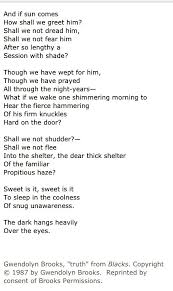 Gwendolyn brooks kitchenette building poem summary generator. Brooks Poems
