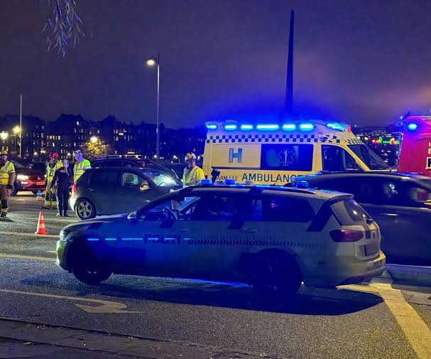 Trafikuheld ved søerne i København