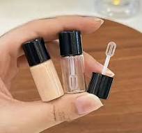 2/3/4pcs liquid foundation 3ml/0.1oz sample mini glass bottles for separate  packaging of essence concealer cosmetics empty bottles for travel size  items bottles