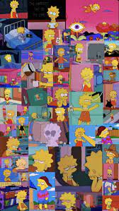 The Simpsons Simpson Wallpaper Iphone Iphone Wallpaper Themes Cartoon Wallpaper Lisa simpson avec des coeurs doodles trippy doodles simpsons. the simpsons simpson wallpaper iphone