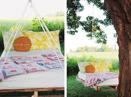 Posted by angela 36 comments. Diy Pallet Swing Bed The Merrythought
