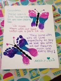 Birthday Card Ideas For Grandma From Toddler Birthday Card For Grandma Footprint Art 17 Ideas For 2019 In 2020 Grandparents Day Crafts Fathers Day Crafts Diy Mother S Day Crafts