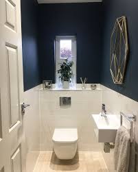 27 Elegant White Bathroom Ideas To Inspire Your Home Small Downstairs Toilet Bathroom Paint Design Small Toilet Room
