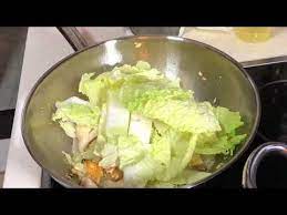 Cooking Ah Pa Stirfry Chinese Cabbage With Mushrooms Youtube Stuffed Mushrooms Authentic Chinese Recipes Chinese Cabbage