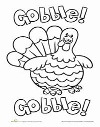 You might also like to check out my collection of happy thanksgiving wishes if you re stuck for what to write in a card or message. Plump Thanksgiving Turkey Worksheet Education Com