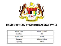 Logo kementerian pelajaran malaysia png. Garis Panduan Penggunaan Logo Rasmi Kpm Pendidik2u
