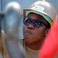 Belize Defence Force Lt. Darius Ramos observes a technique
