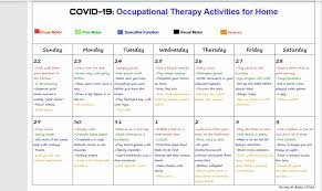 Home Learning In 2020 Occupational Therapy Activities Therapy Activities Gross Motor Skills