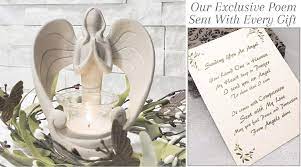 Someone has died, so their friends and family all give them something that will die too. Buy Funeral Flowers Alternative Sympathy Gift Statue Tealight Candle Holder Led Angel Figurines In Loving Memory Of Loved One Bereavement Remembrance Condolence Gifts For Grief Loss Of Loved One Grieving Online In