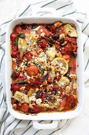 · in plate or shallow bowl, combine parmesan cheese, garlic powder, . Mediterranean Baked Fish With Artichokes And Olives The Forked Spoon