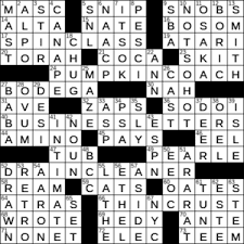 La Times Crossword 3 Aug 20 Monday Laxcrossword Com
