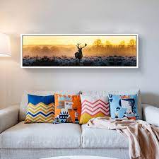Here is a stylish look to paint on your walls. Canvas Print Long Painting Of Deer Poster Modern Wall Art Pictures For Living Room Home Decoration Frame Not Include Lz597 Long Paintings Picture For Living Roomcanvas Prints Aliexpress