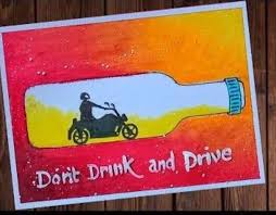 Road safety poster drawing easy. Draw Poster Related To Road Safety Brainly In