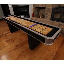 Atomic 9 Ft Platinum Shuffleboard Table Www Hayneedle Com Shuffleboard Table Shuffleboard Table For Sale Shuffleboard