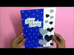 We can say that handmade cards are the extension of our hearts. A Beautiful Handmade Birthday Card Idea Complete Tutorial Youtube Birthday Greeting Cards Creative Birthday Cards Birthday Cards Diy
