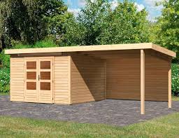 Gerätehaus mini mit fußboden 120 x 126 cm natur. Konifera Gartenhaus Ammersee 5 Bxt 644x332 Cm Set Online Kaufen Otto
