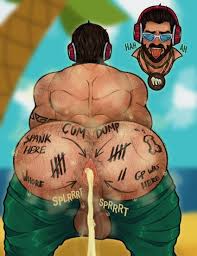Graves Hot Hentai - Cum In Ass, Asshole, Writing On Body, Hairy Anus, Back  View - Valorant Porn Gallery