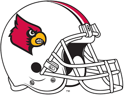 The louisville cardinals colors are red, black, yellow and gray. Louisville Cardinals Helmet Ncaa Division I I M Ncaa I M Chris Creamer S Sports Logos Page Sportslogos Net