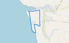 It allow change of map scale; Tanjung Piandang New Fisherman Village Walking And Running Trail Perak Malaysia Pacer